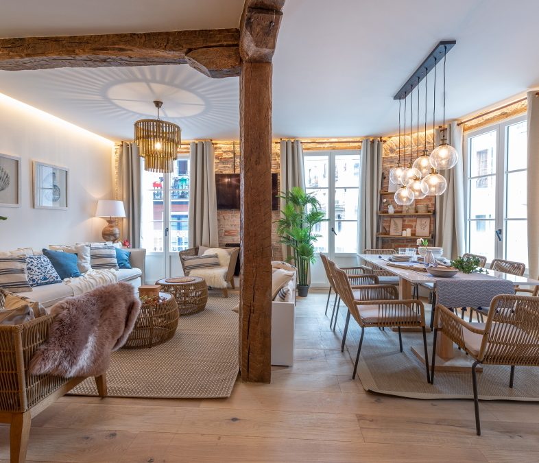 Amueblamiento y decoración en vivienda Bilbao